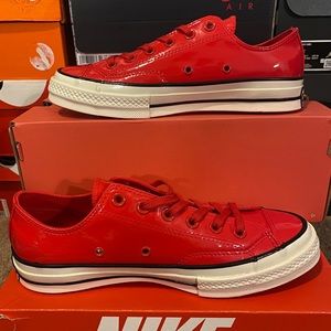 Converse Chuck 70 OX Low Cherry Red Shoes